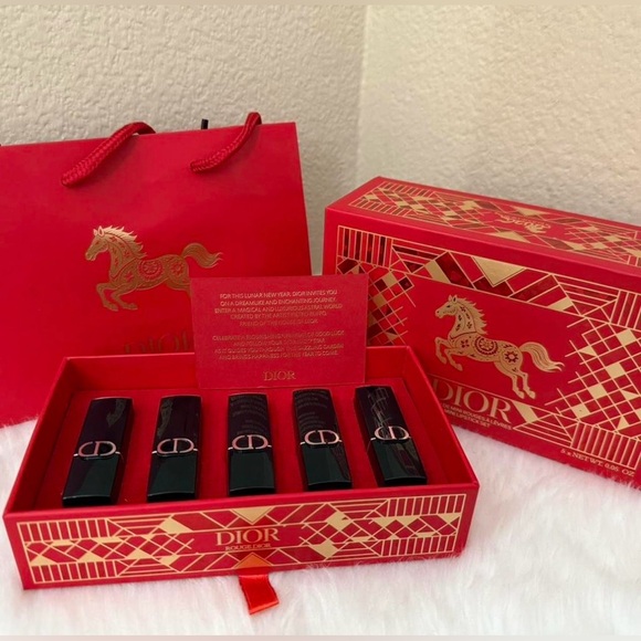 Dior Other - Dior✨❤️💛 Luxurious Year of the Horse Red and Gold Lipstick Collection